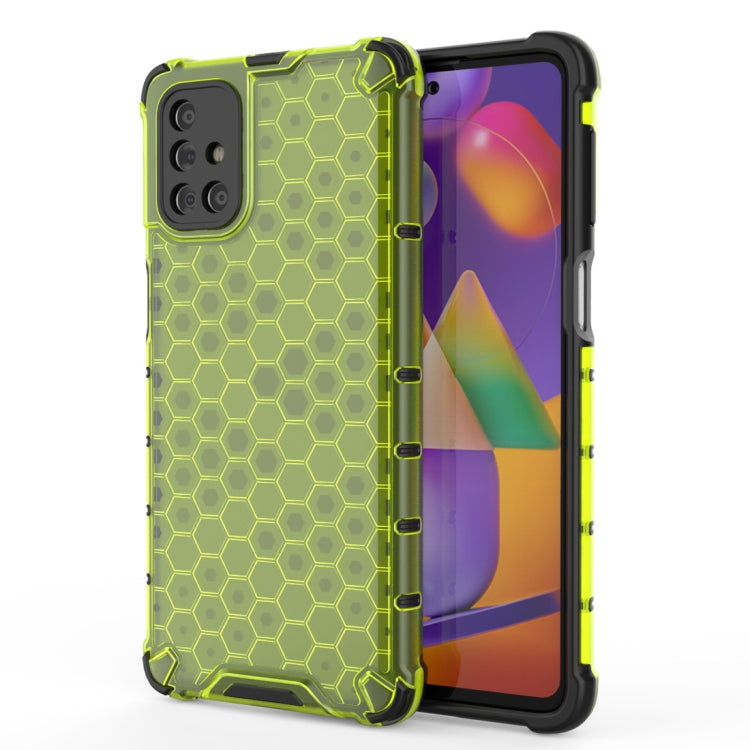 For Samsung Galaxy M31s Shockproof Honeycomb PC + TPU Protective Case