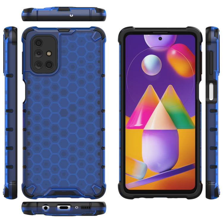 For Samsung Galaxy M31s Shockproof Honeycomb PC + TPU Protective Case