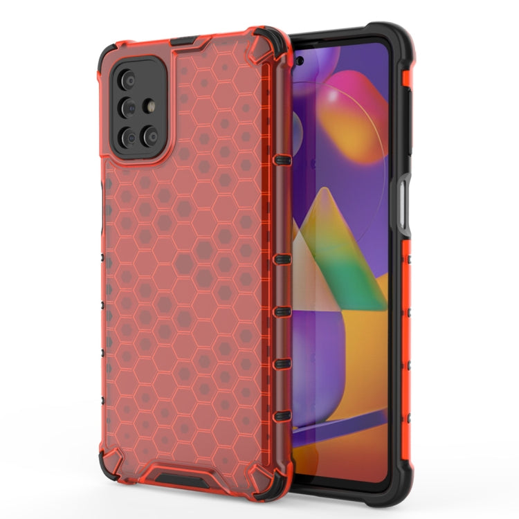 For Samsung Galaxy M31s Shockproof Honeycomb PC + TPU Protective Case