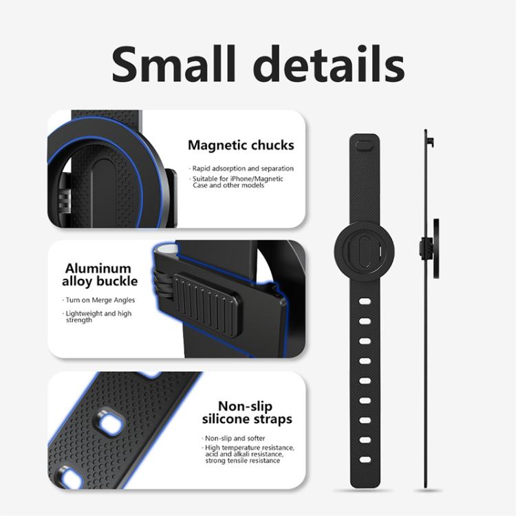 MagSafe Magnetic Holder Portable Lazy Bracket - Black