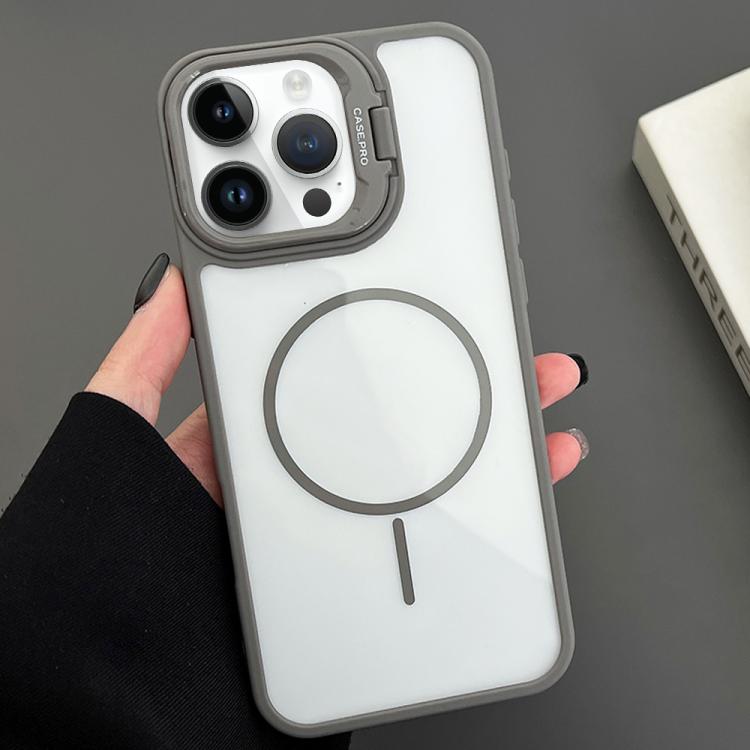 For iPhone 13 Pro Max PC Lens Holder MagSafe Magnetic Phone Case
