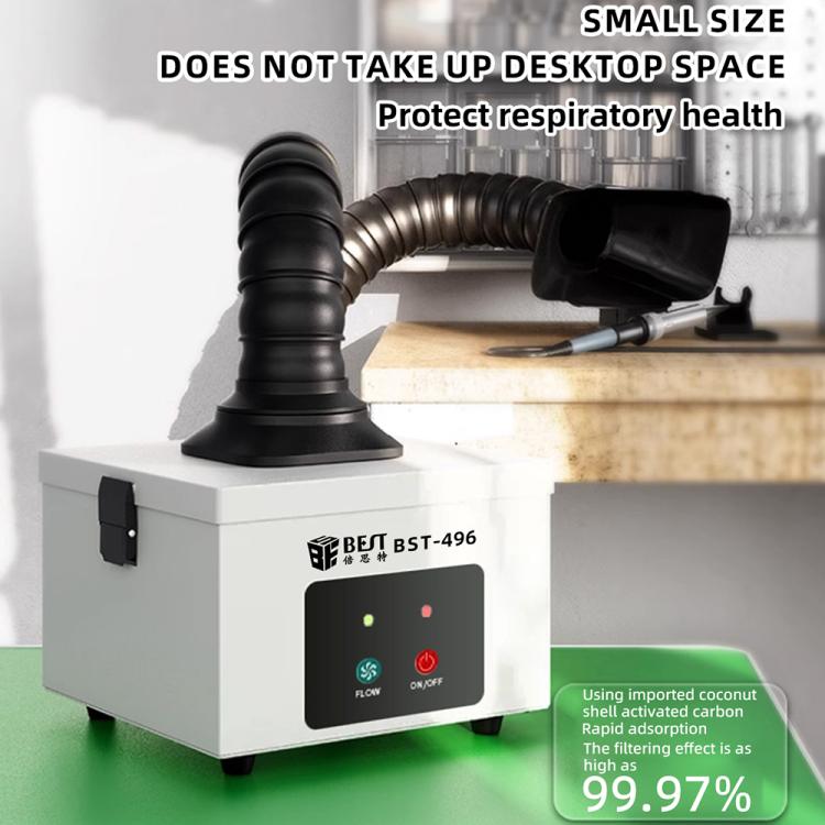 BEST BST-496 Small Smoke Purifying and Exhausting Machine, Plug:EU Plug