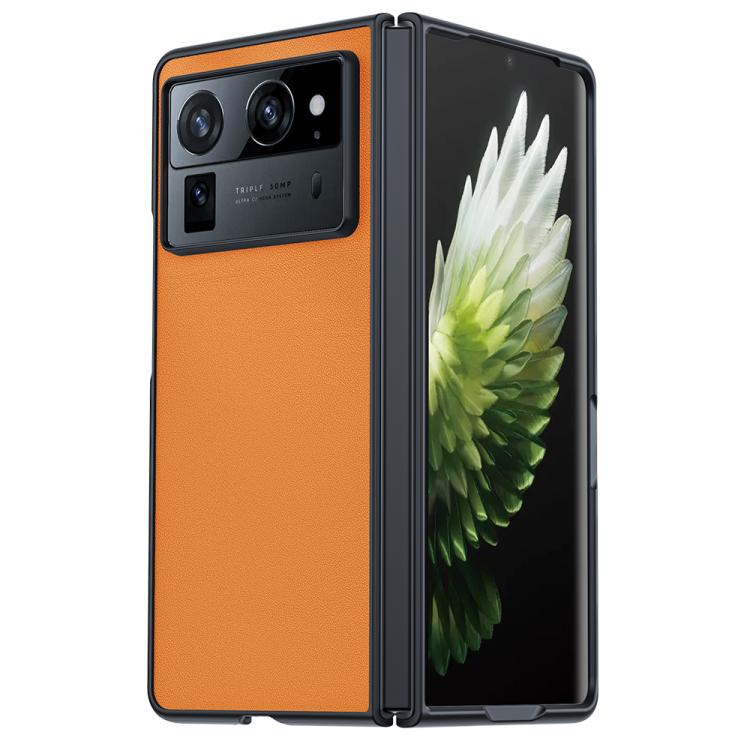 For Tecno Phantom V Fold2 Ultra-thin Plain Skin Leather Phone Case