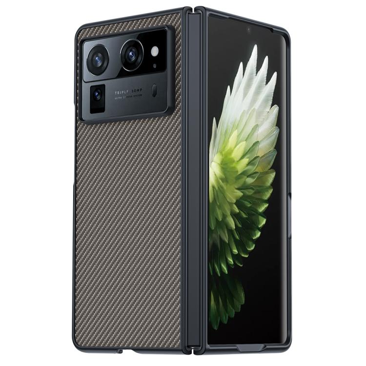 For Tecno Phantom V Fold2 Ultra-thin Carbon Fiber Texture Printing Phone Case