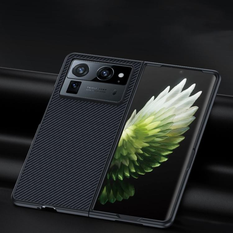 For Tecno Phantom V Fold2 Ultra-thin Carbon Fiber Texture Printing Phone Case