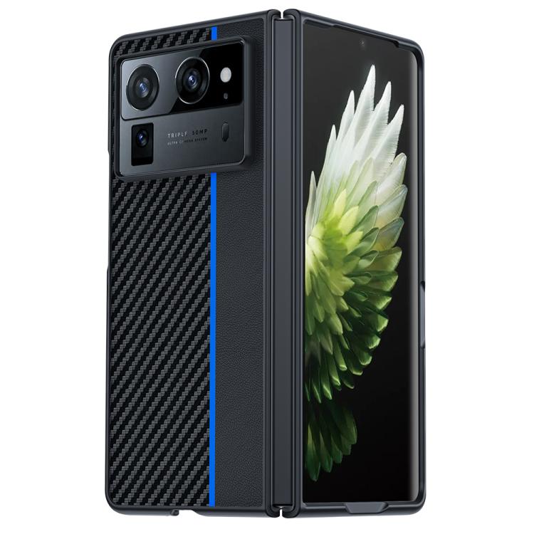 For Tecno Phantom V Fold2 Ultra-thin Carbon Fiber Texture Printing Phone Case