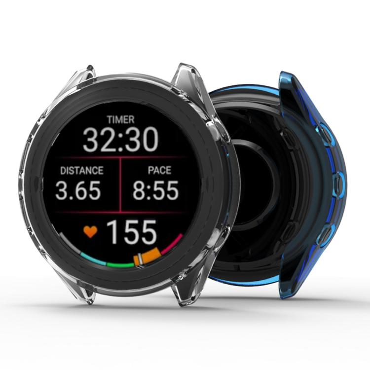 For Garmin Forerunner 570 42mm Half Coverage Hollow TPU Watch Protective Cover