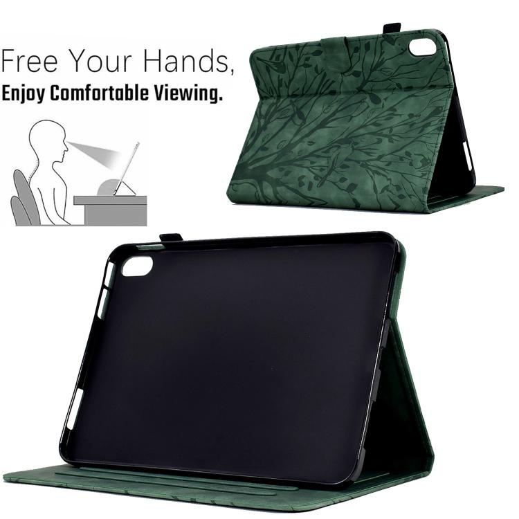 For Xiaomi Redmi Pad 2 Fortune Tree Embossed Leather Smart Tablet Case