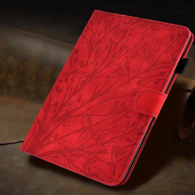 For Xiaomi Redmi Pad 2 Fortune Tree Embossed Leather Smart Tablet Case