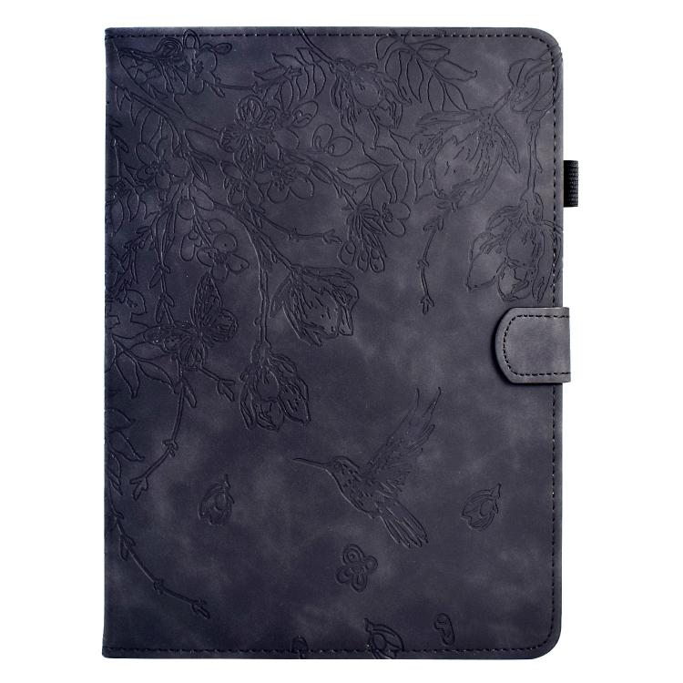 For Xiaomi Redmi Pad 2 Flowers and Bird Embossed Smart Leather Tablet Case
