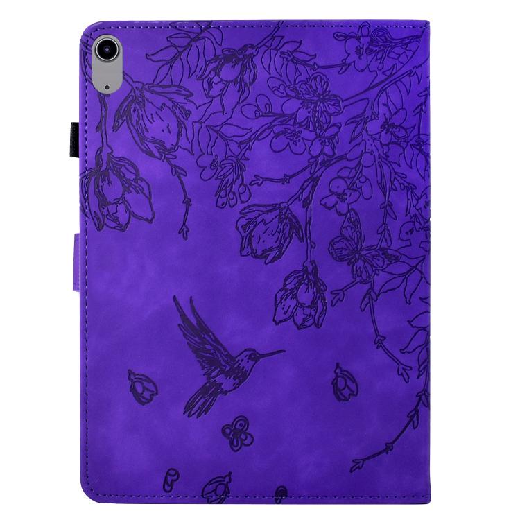 For Xiaomi Redmi Pad 2 Flowers and Bird Embossed Smart Leather Tablet Case