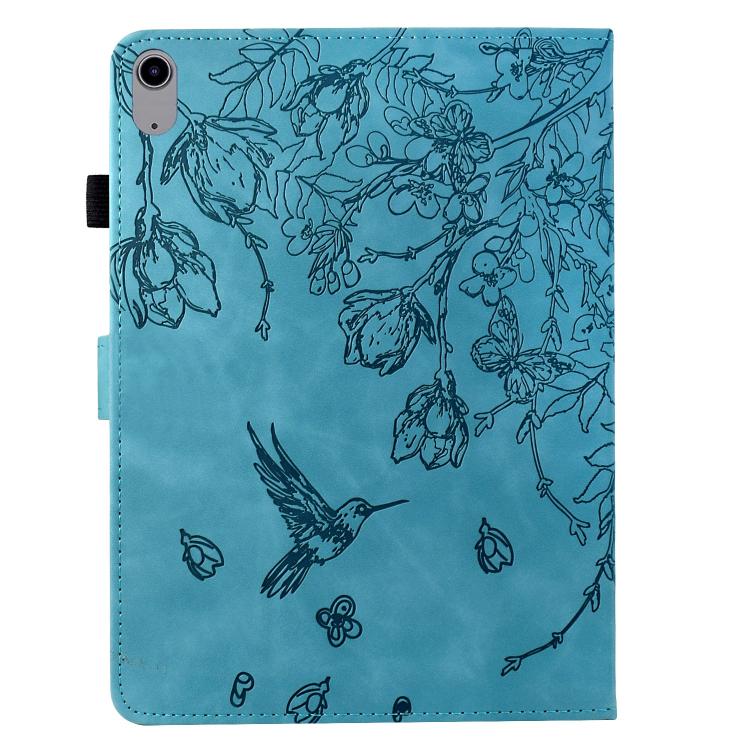 For Xiaomi Redmi Pad 2 Flowers and Bird Embossed Smart Leather Tablet Case