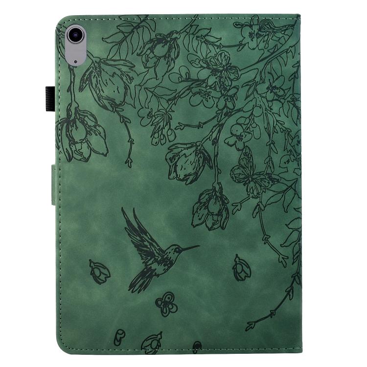 For Xiaomi Redmi Pad 2 Flowers and Bird Embossed Smart Leather Tablet Case