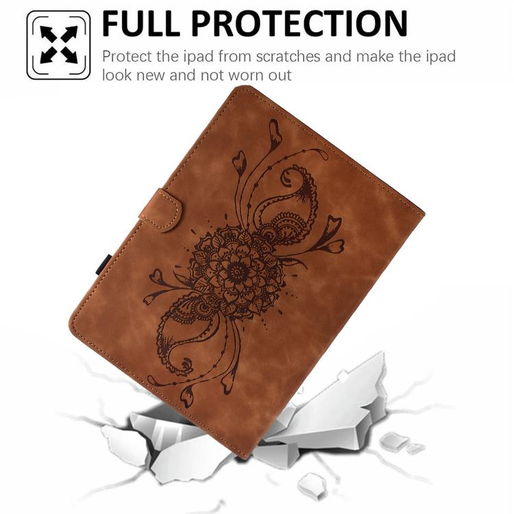 For Xiaomi Redmi Pad 2 Mandala Embossed Smart Leather Tablet Case