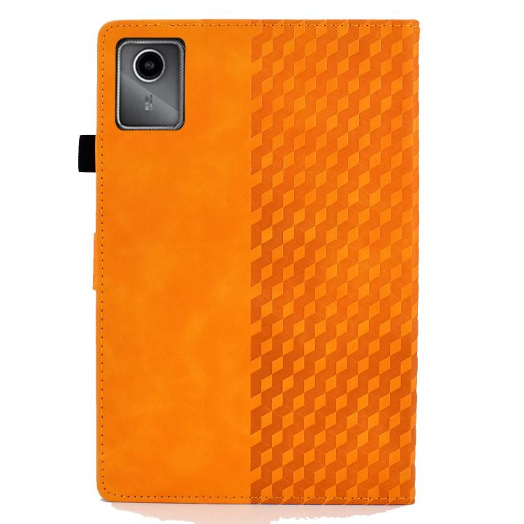 For Lenovo Xiaoxin Pad 11 2025 Rhombus Embossed Leather Smart Tablet Case