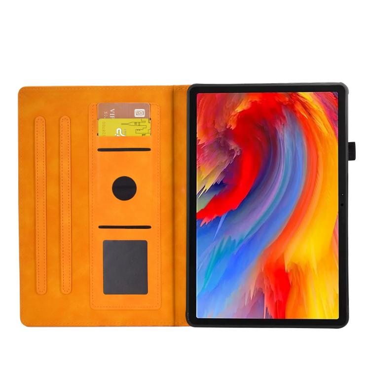 For Lenovo Xiaoxin Pad 11 2025 Rhombus Embossed Leather Smart Tablet Case