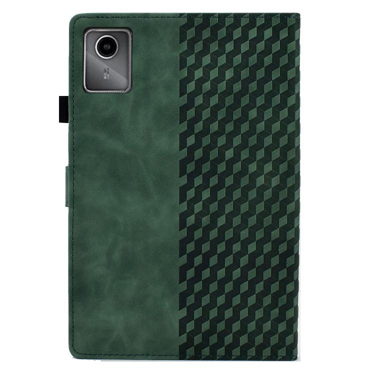 For Lenovo Xiaoxin Pad 11 2025 Rhombus Embossed Leather Smart Tablet Case