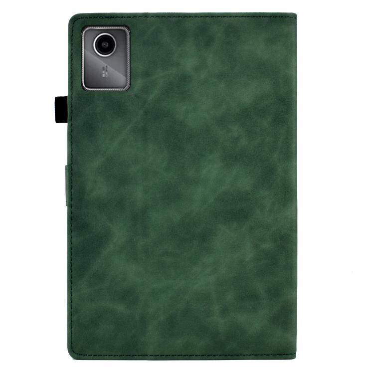 For Lenovo Xiaoxin Pad 11 2025 Peony Butterfly Embossed Leather Smart Tablet Case