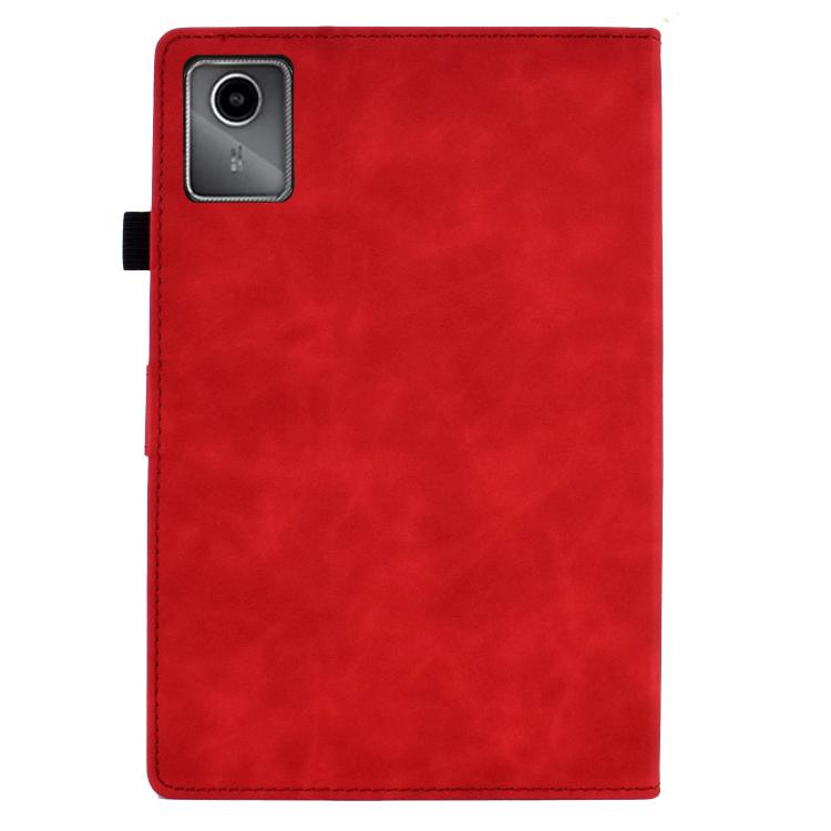 For Lenovo Xiaoxin Pad 11 2025 Peony Butterfly Embossed Leather Smart Tablet Case