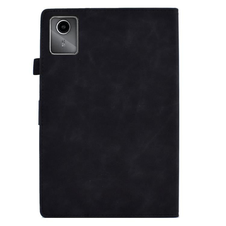For Lenovo Xiaoxin Pad 11 2025 Peony Butterfly Embossed Leather Smart Tablet Case