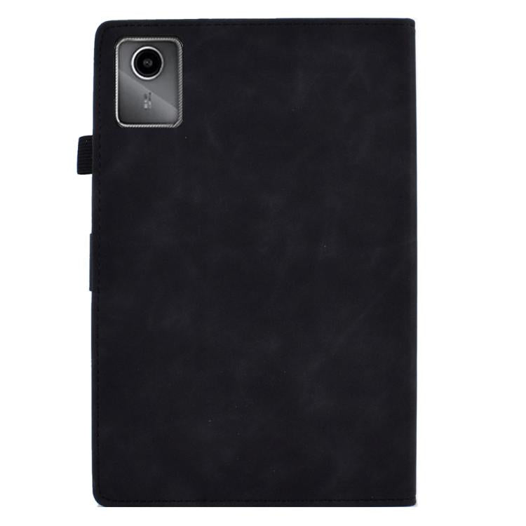 For Lenovo Xiaoxin Pad 12.1 2025 Peony Butterfly Embossed Leather Smart Tablet Case