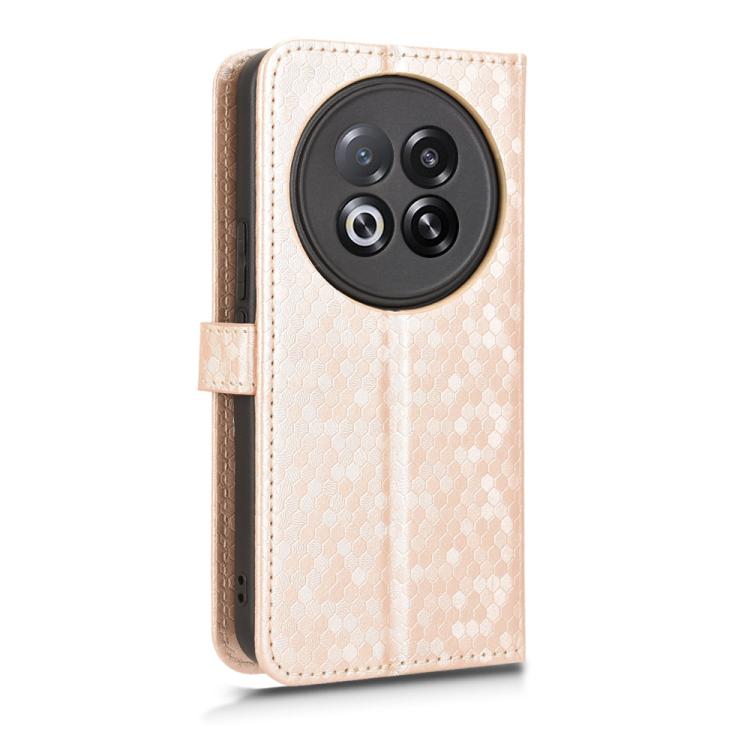 For Meizu Note 16 Pro Honeycomb Dot Texture Leather Phone Case