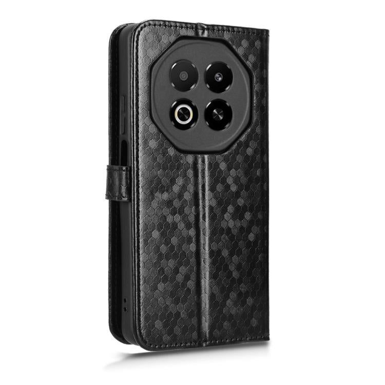 For Meizu Note 16 Honeycomb Dot Texture Leather Phone Case
