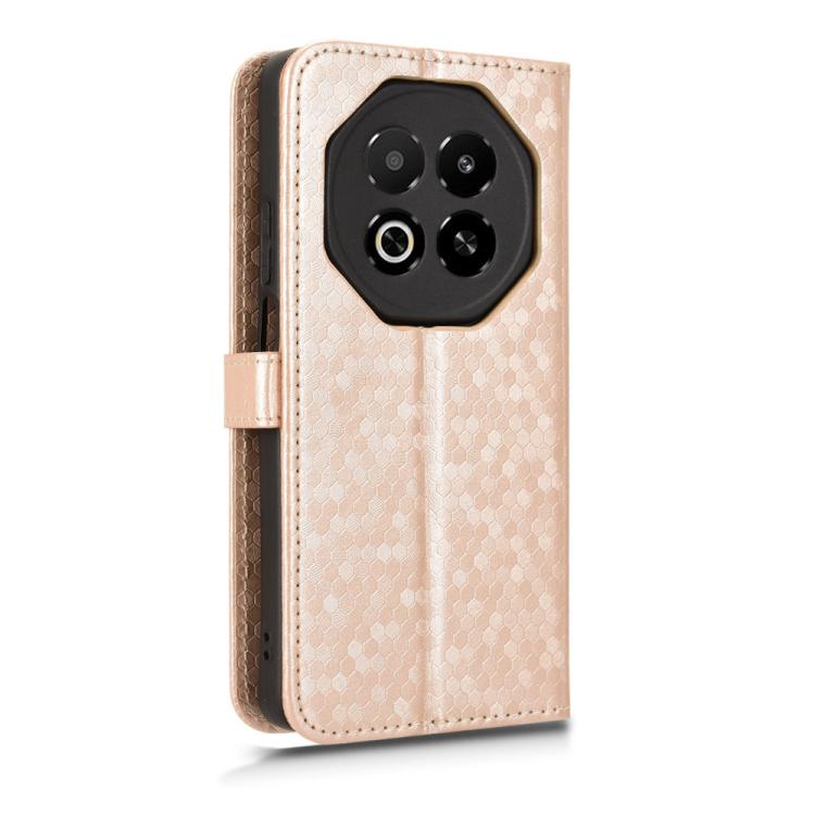 For Meizu Note 16 Honeycomb Dot Texture Leather Phone Case