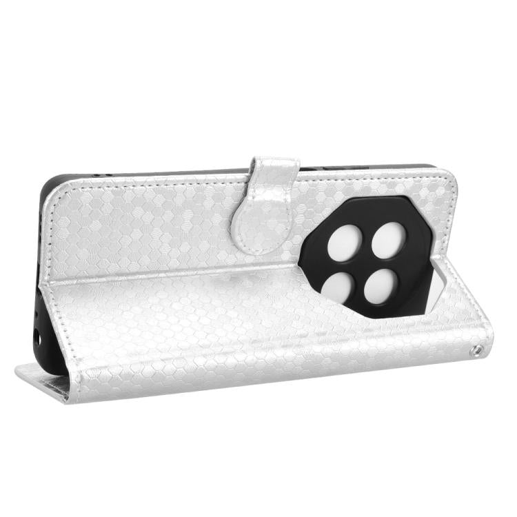 For Meizu Note 16 Honeycomb Dot Texture Leather Phone Case