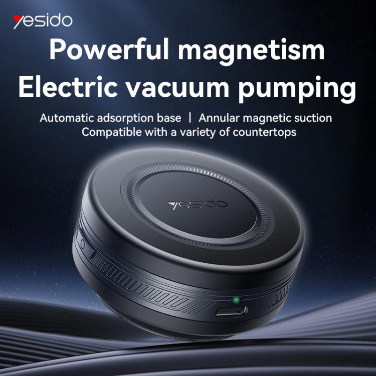 Yesido C223 Electric Vacuum Suction Cup MagSafe Car Mount - Black