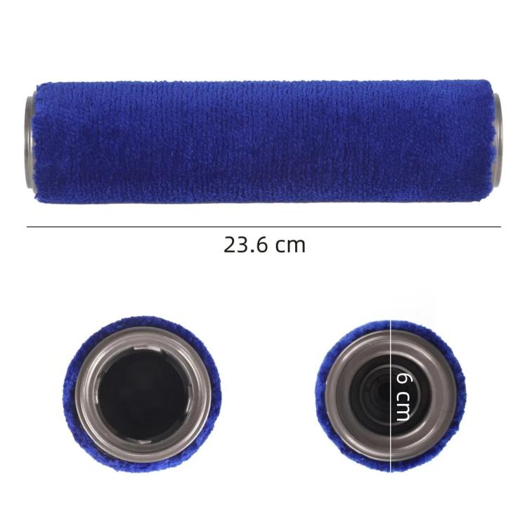Vacuum Cleaner Cleaning Soft Velvet Roller Brush For Dyson V12 - Blue