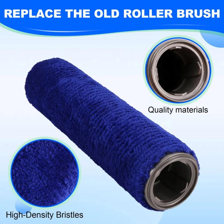 Vacuum Cleaner Cleaning Soft Velvet Roller Brush For Dyson V12 - Blue