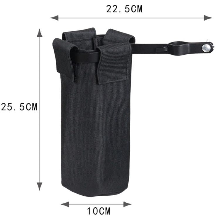 CT-824 Thickened Oxford Cloth Drum Stick Barrel Portable Drumstick Bag - Black