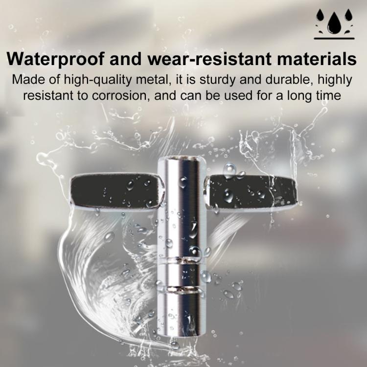 CT-826 T-shaped Square Hole Drum Key Universal Adjustment Wrench Tool for Drum Set - Silver