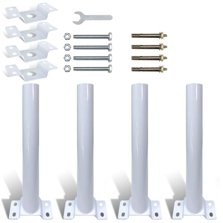 4 Sets 58mm Pipe Diameter Solar Street Light Bracket Mounting Arm, Length: 40cm