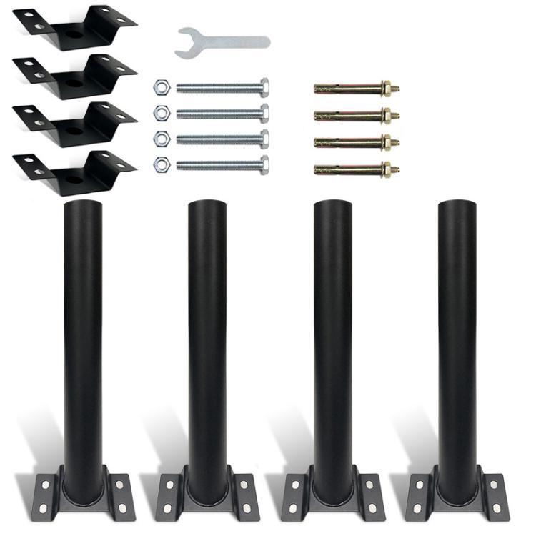 4 Sets 48mm Pipe Diameter Solar Street Light Bracket Mounting Arm, Length: 40cm