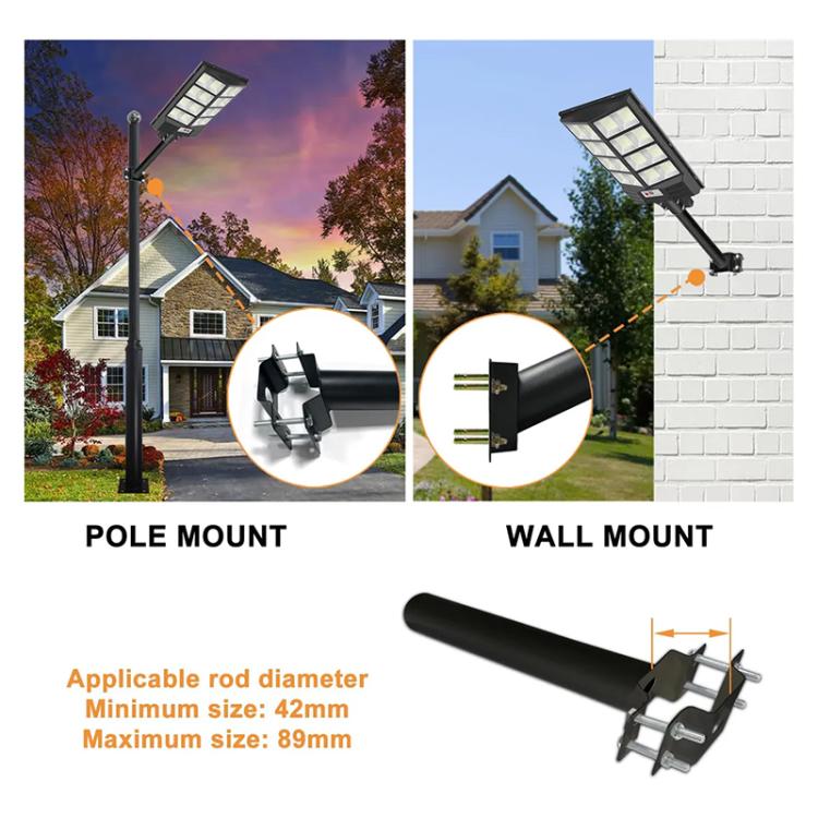 4 Sets 58mm Pipe Diameter Solar Street Light Bracket Mounting Arm, Length: 40cm