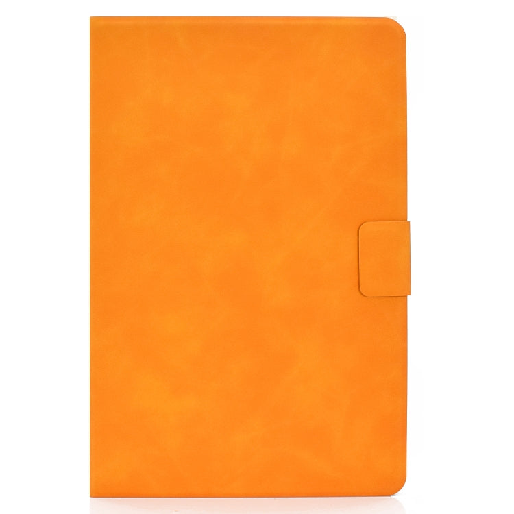 For Samsung Galaxy Tab A7 (2020) T500 Cowhide Texture Horizontal Flip Leather Case with Holder & Card Slots & Sleep / Wake-up