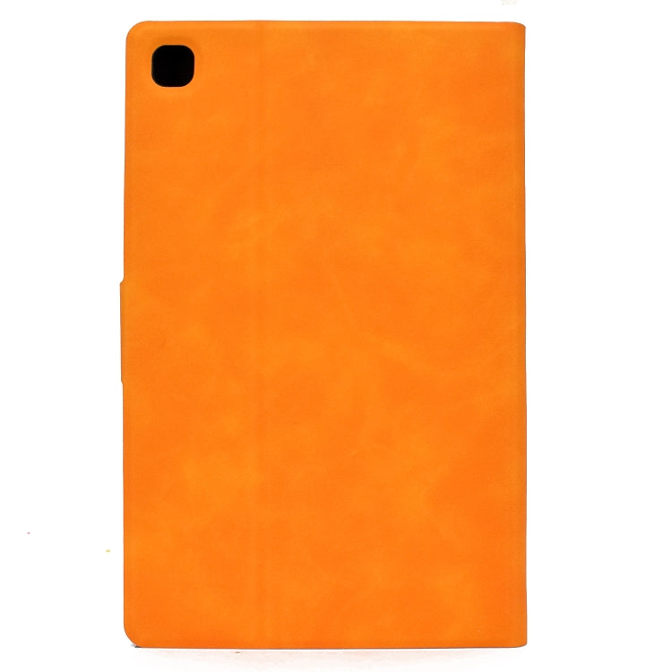 For Samsung Galaxy Tab A7 (2020) T500 Cowhide Texture Horizontal Flip Leather Case with Holder & Card Slots & Sleep / Wake-up