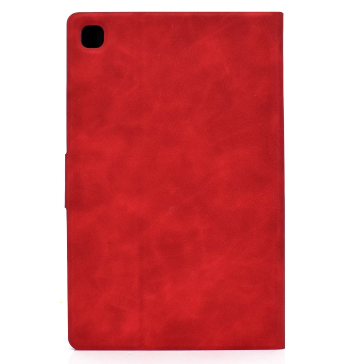 For Samsung Galaxy Tab A7 (2020) T500 Cowhide Texture Horizontal Flip Leather Case with Holder & Card Slots & Sleep / Wake-up