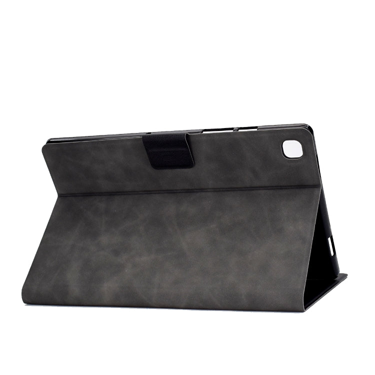For Samsung Galaxy Tab A7 (2020) T500 Cowhide Texture Horizontal Flip Leather Case with Holder & Card Slots & Sleep / Wake-up
