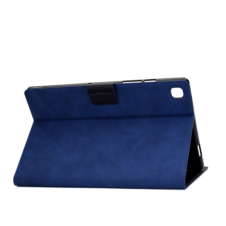 For Samsung Galaxy Tab A7 (2020) T500 Cowhide Texture Horizontal Flip Leather Case with Holder & Card Slots & Sleep / Wake-up