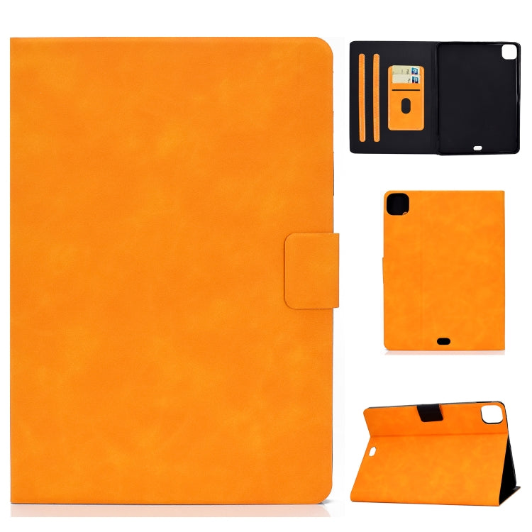 For iPad Air 2020 10.9 Cowhide Texture Horizontal Flip Leather Case with Holder & Card Slots & Sleep / Wake-up