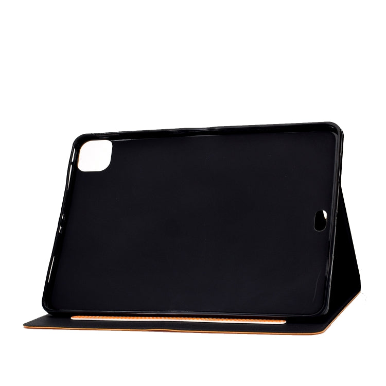 For iPad Air 2020 10.9 Cowhide Texture Horizontal Flip Leather Case with Holder & Card Slots & Sleep / Wake-up