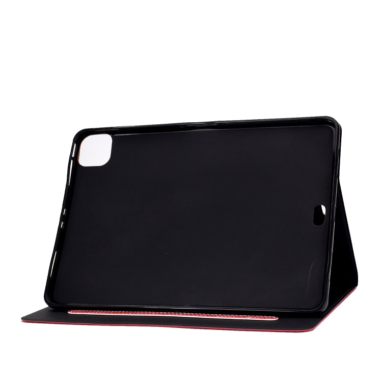 For iPad Air 2020 10.9 Cowhide Texture Horizontal Flip Leather Case with Holder & Card Slots & Sleep / Wake-up
