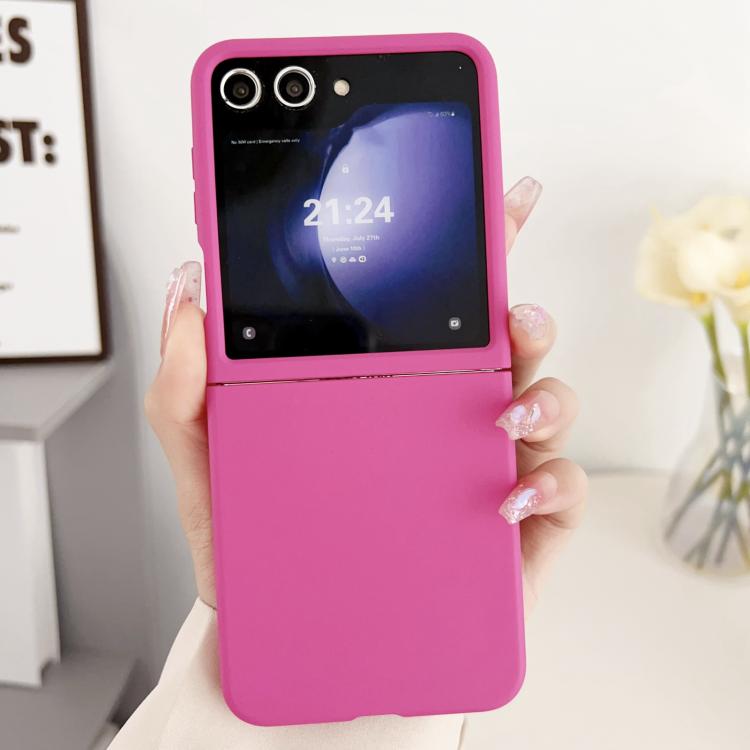 For Samsung Galaxy Z Flip5 Large Window Skin Feel PC Phone Case