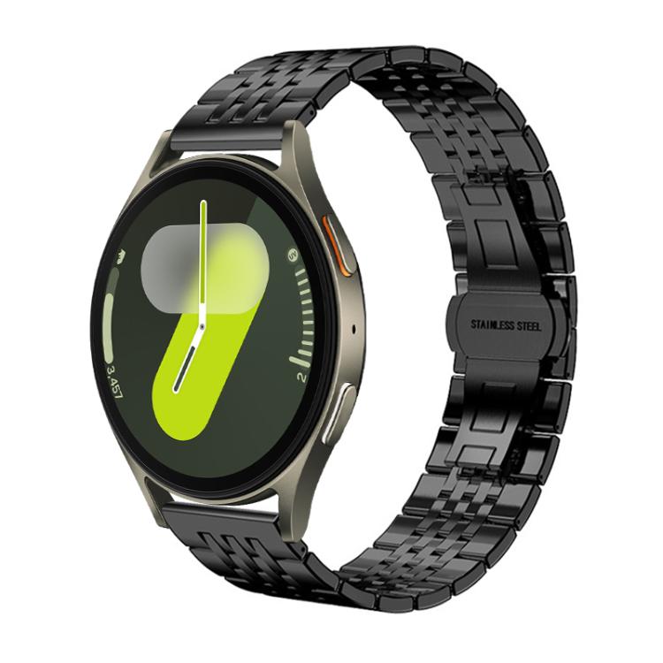 For Samsung Galaxy Watch 7 / 6 / 5 / FE xDfind Seven-bead Solid Stainless Steel Watch Band