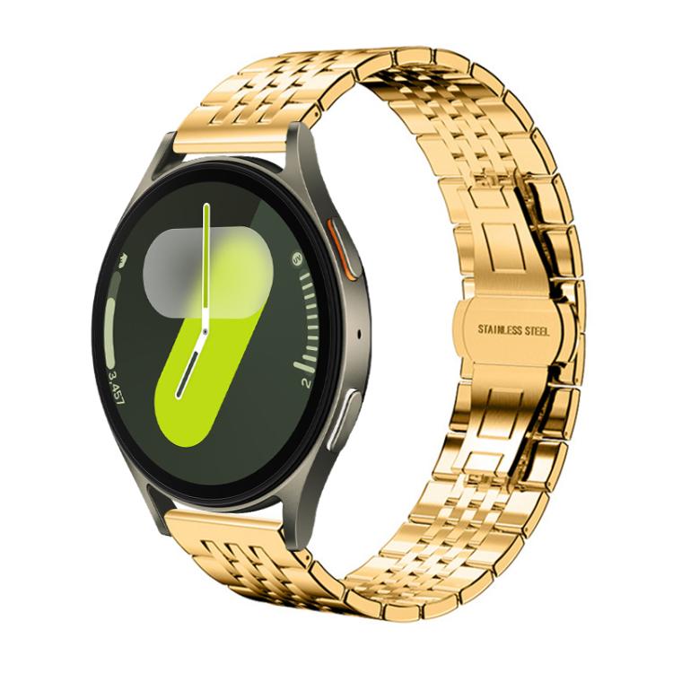For Samsung Galaxy Watch 7 / 6 / 5 / FE xDfind Seven-bead Solid Stainless Steel Watch Band