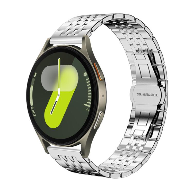 For Samsung Galaxy Watch 7 / 6 / 5 / FE xDfind Seven-bead Solid Stainless Steel Watch Band