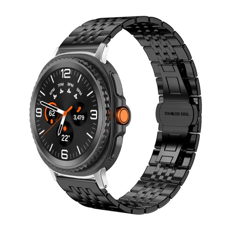 For Samsung Galaxy Watch8 / Wacth8 Classic xDfind Seven-bead Solid Stainless Steel Watch Band